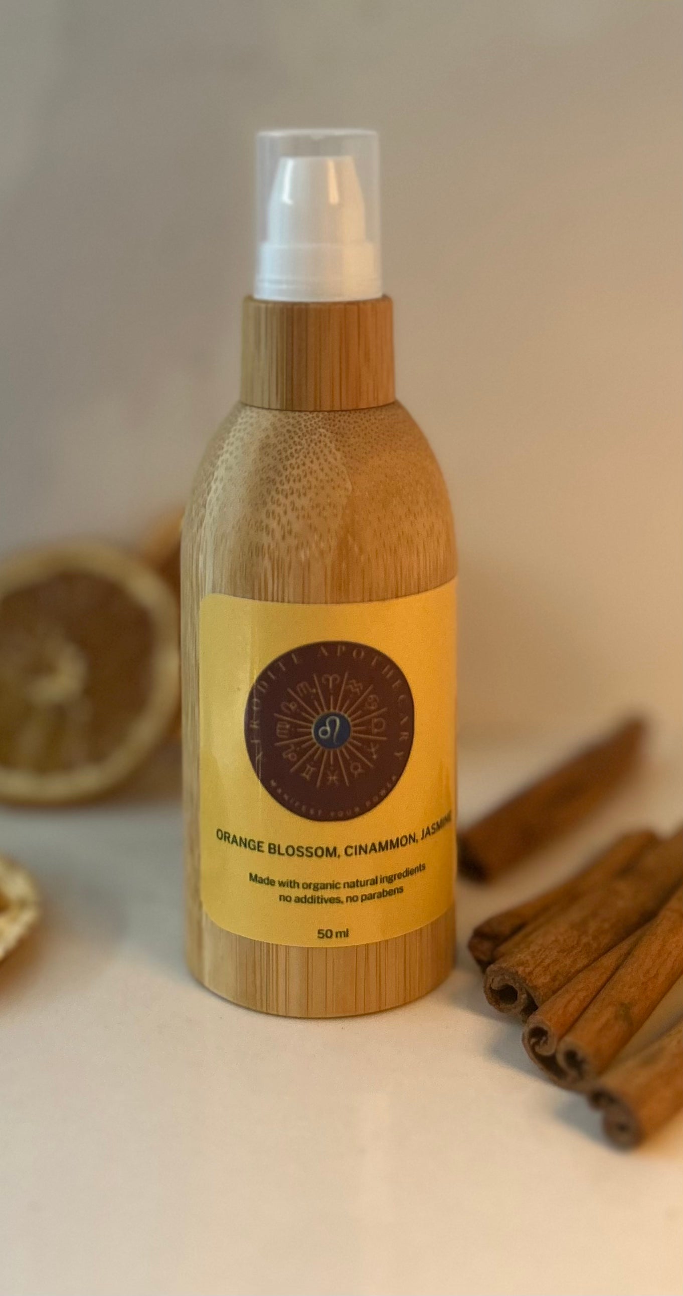 Perfumed Body Oil | LEO - Zodiac Inspired | Organic scented Moisturizer | Orange Blossom, Cinnamon & Jasmine | Personalized Gift