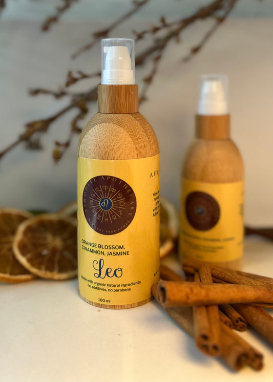Perfumed Body Oil | LEO - Zodiac Inspired | Organic scented Moisturizer | Orange Blossom, Cinnamon & Jasmine | Personalized Gift
