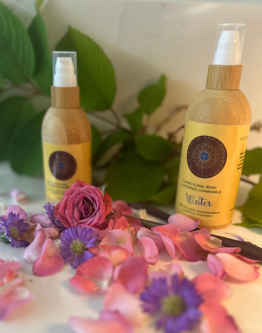 Perfumed Body oil | Organic scented Moisturizer - WATER Zodiac Inspired | Ylang-Ylang, Rose, Lavender & Chamomile | Personalized Gift